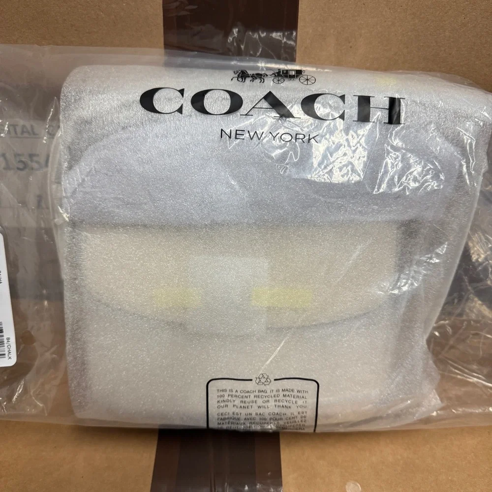 Coach Women’s Cassie 19 Pebble Leather Crossbody - Chalk - Picture 14 of 14